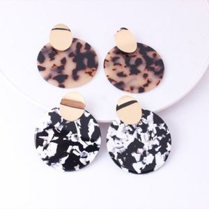Faux Tortoise Shell Earrings